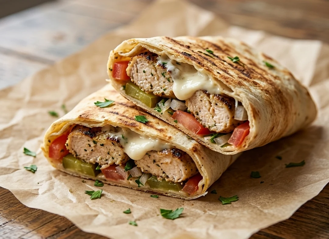 Flame-grilled halal chicken kabob sandwich at Mashawi Market & Grill, Memorial Drive, Calgary